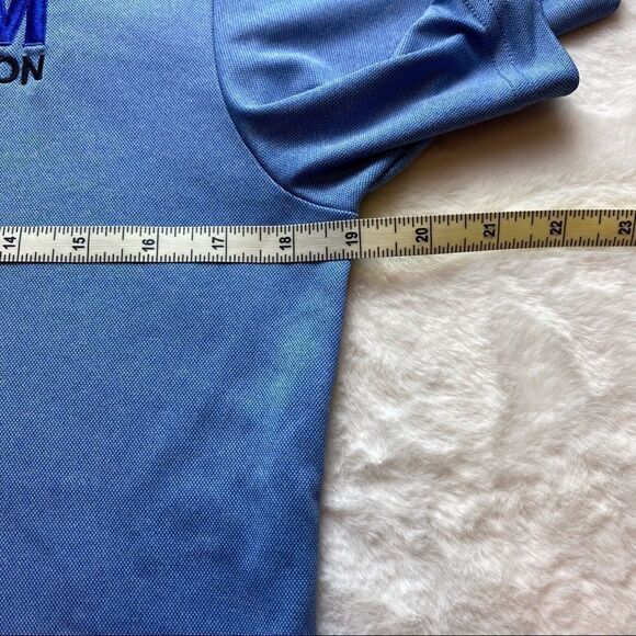 Travis Mathew Blue Polo Shirt Size Small - Picture 9 of 11